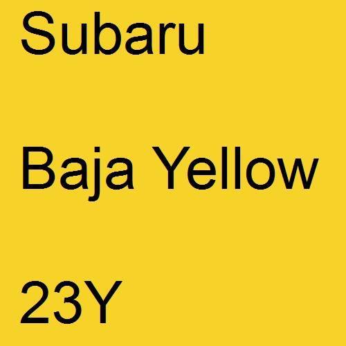 Subaru, Baja Yellow, 23Y.